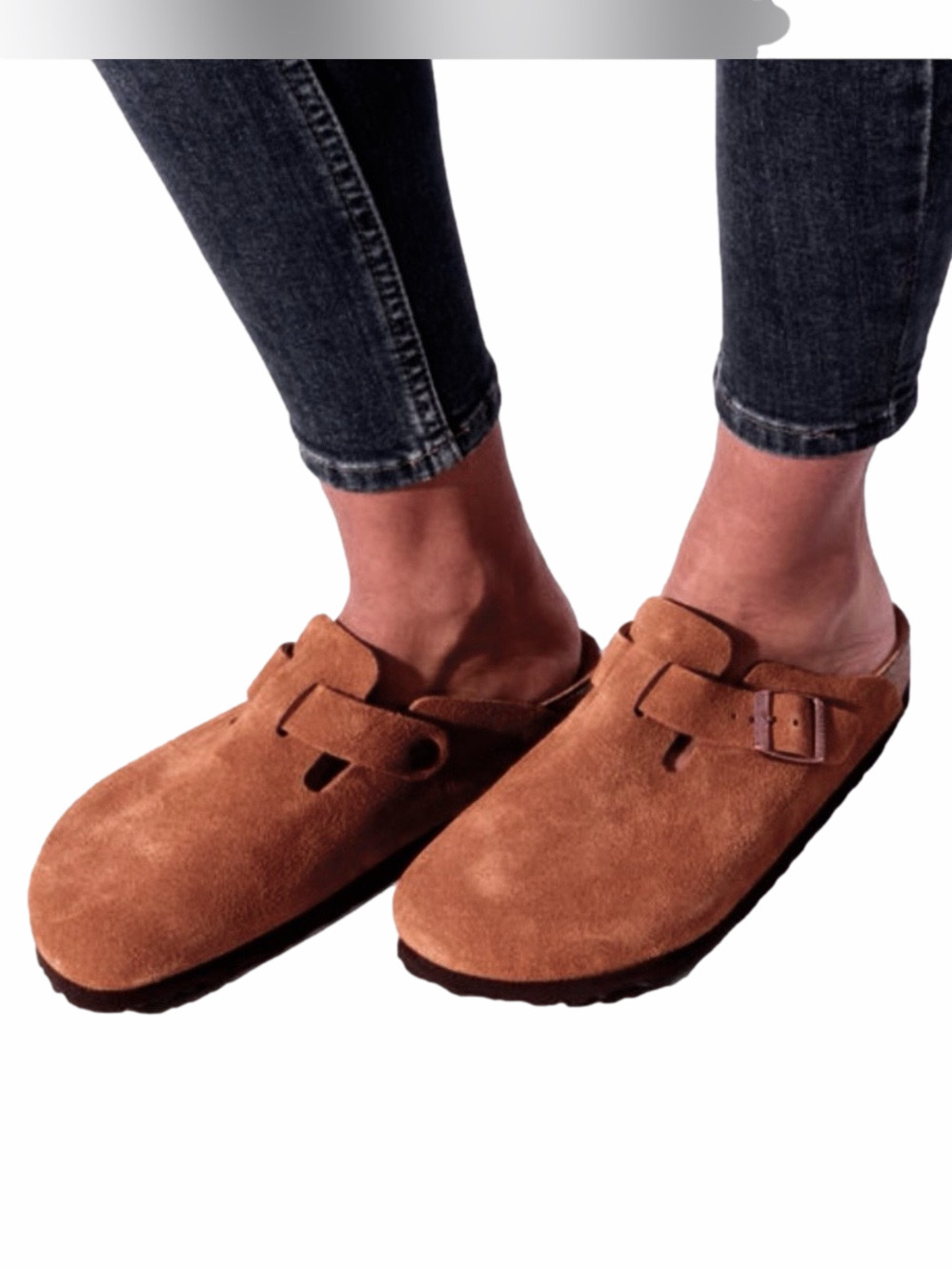 Birkenstock Boston Clog in Mink Suede Size 39 Women’s US 8-8.5 Regular/Wide